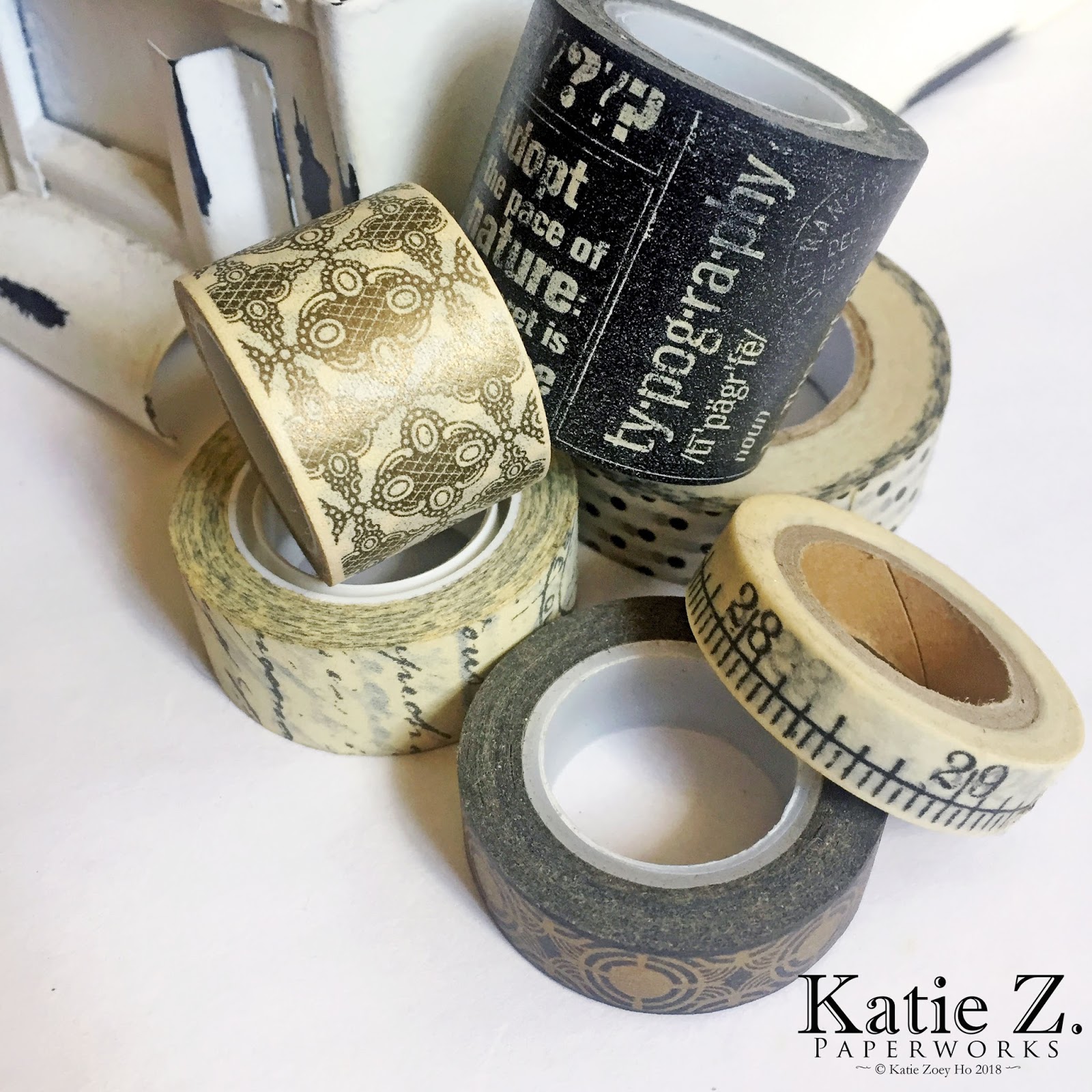 Katie Z. Paperworks: Dressing Up Tools with Washi Tapes