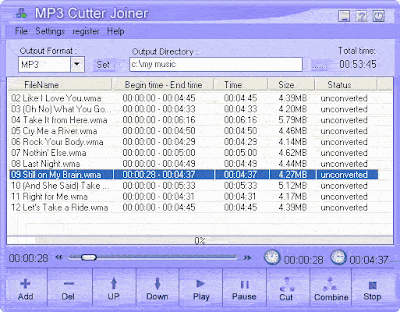 combine mp3 files into one