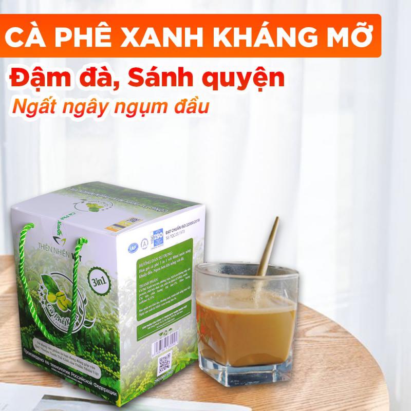 [Thiên Nhiên Việt] Cà Phê Xanh Hộp 30 Gói