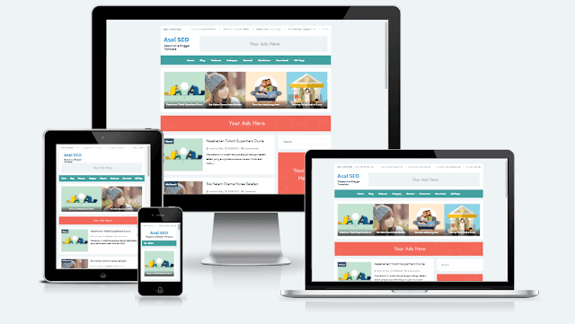 Asal SEO Responsive Blogger Template Pro Version Style 2 Asal SEO Responsive Blogger Template