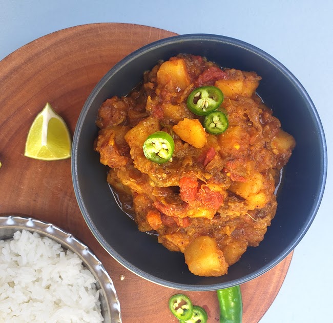 Zsu's Vegan Pantry baingan bharta with potatoes