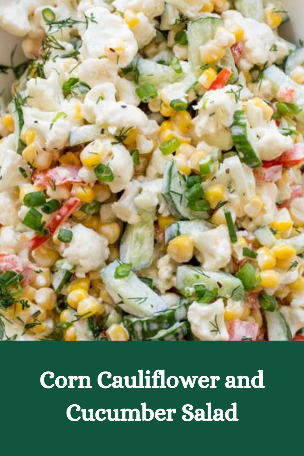 Cauliflower Creamed Corn (vegan + Dairy-free)