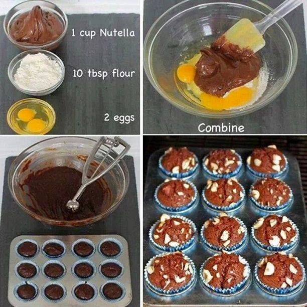 Resepi Ringkas Ramadhan - Nutella Brownies