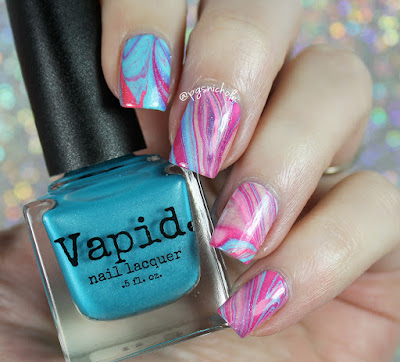 Chaotic Watermarble • Featuring Vapid Nail Lacquer Summer Shenanigans 2017