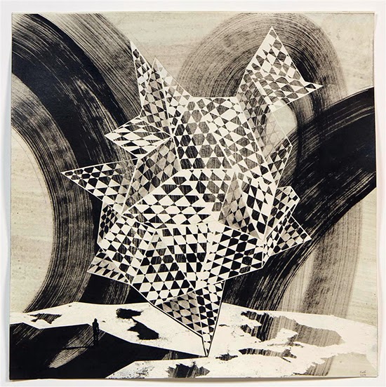 drawing Lenneke van der Goot Sculpture with pattern, 2014