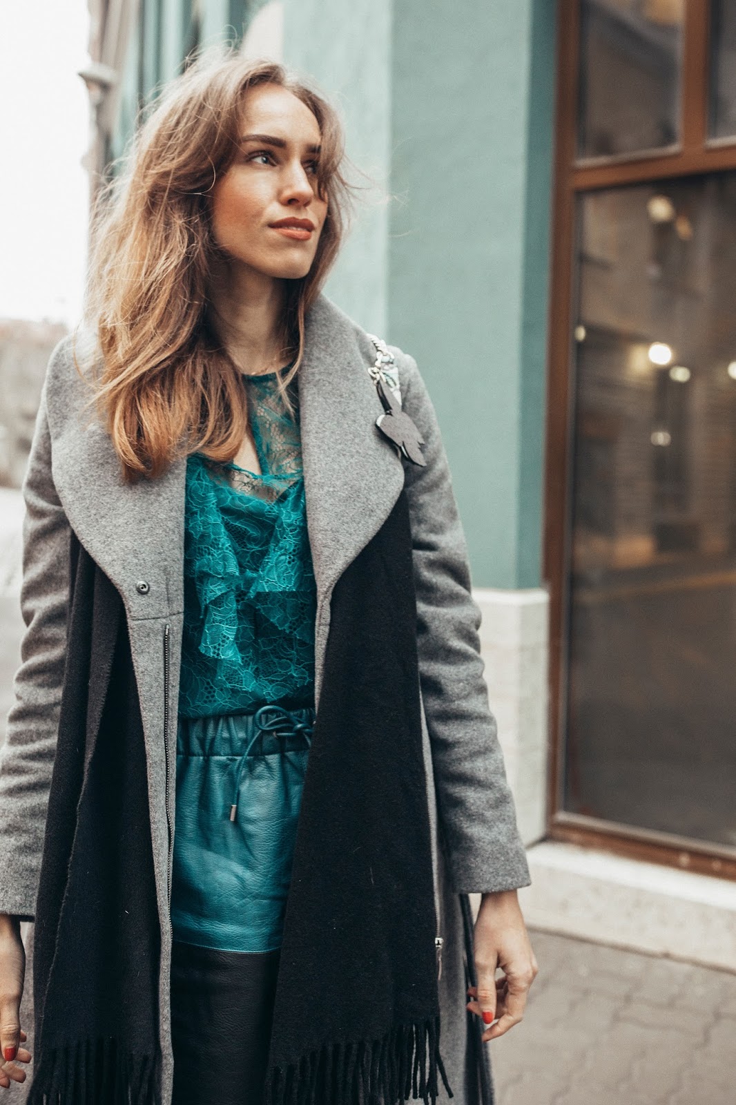 How To Add Teal Color To Your Winter Wardrobe Kristjaana