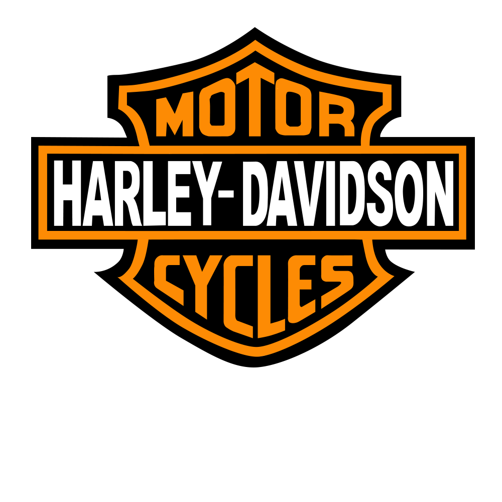  Harley  Davidson  logotipo a partir de forma Barahona 
