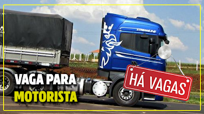 vaga para motorista