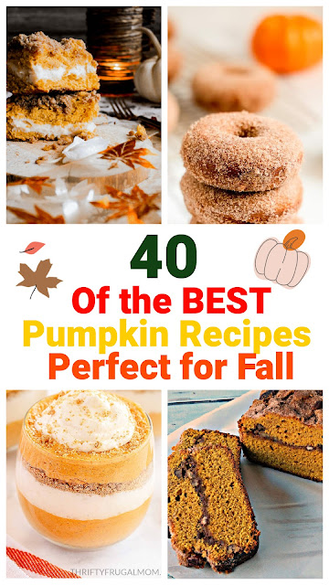 40 Of the BEST Pumpkin Dessert Recipes