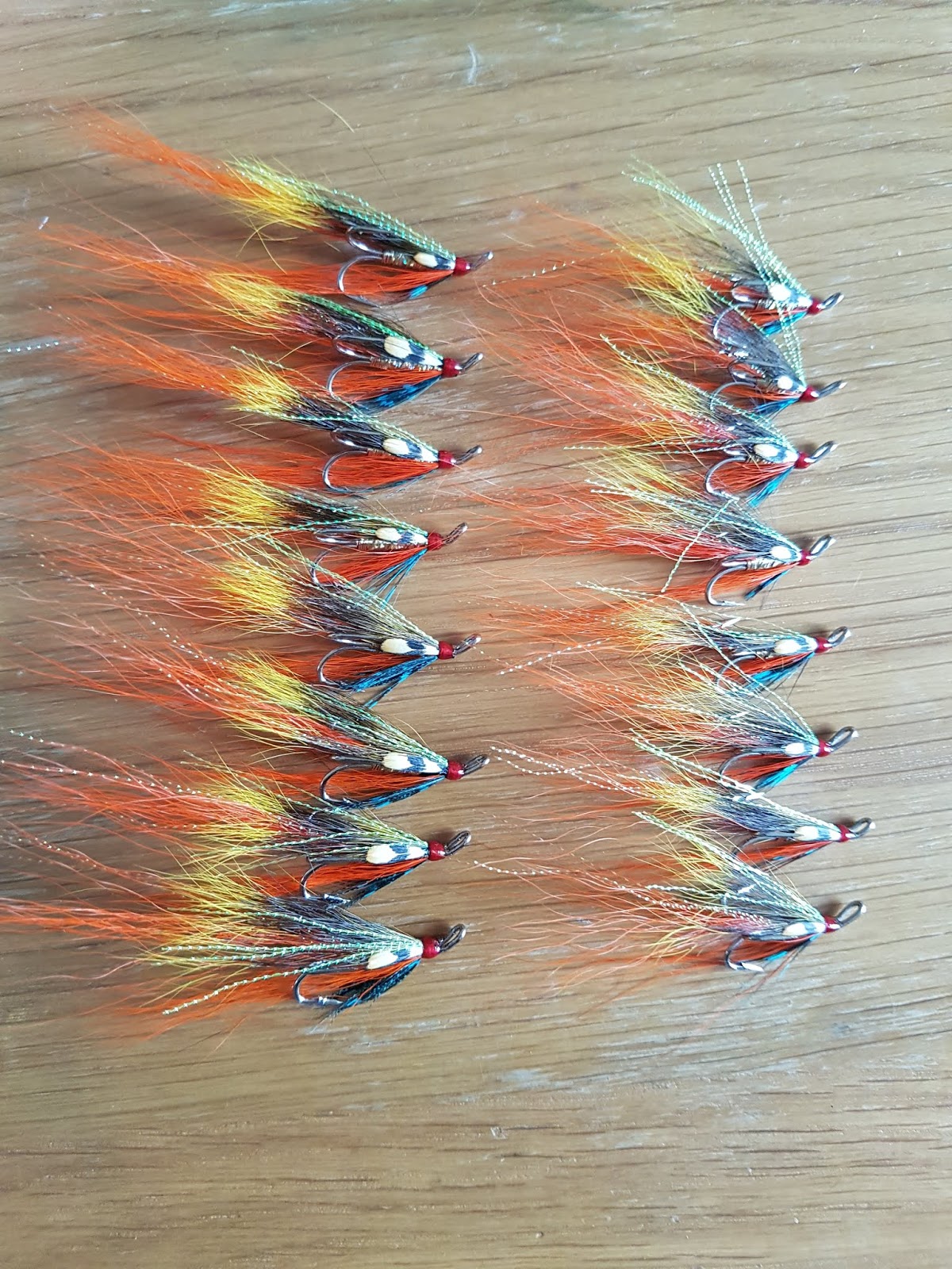 Salmon Fly Ghillie Treble Hook Salmon Fishing Flies Tay Salmon Fly