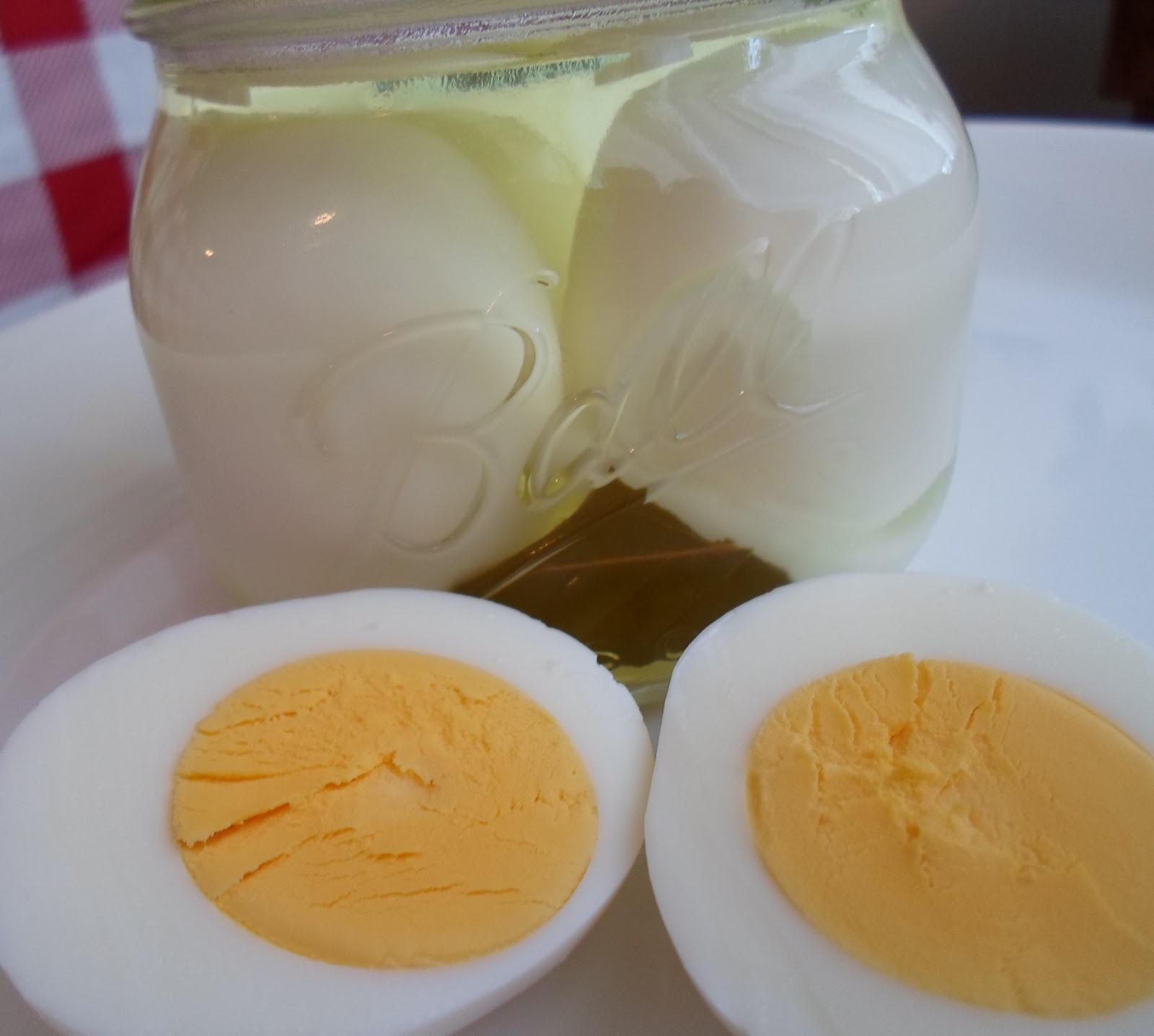 Happier Than A Pig In Mud No Nonsense Vinegar Pickled Eggs and Instant