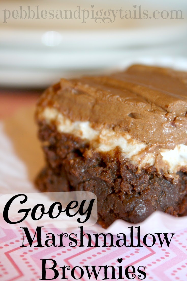 Gooey Marshmallow Brownies Making Life Blissful