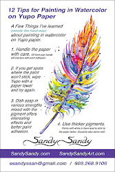 watercolor yupo painting tips paper alcohol techniques ink sealing watercolour paintings sandy watercolors sandysandyart inks paint artist sizzling using working