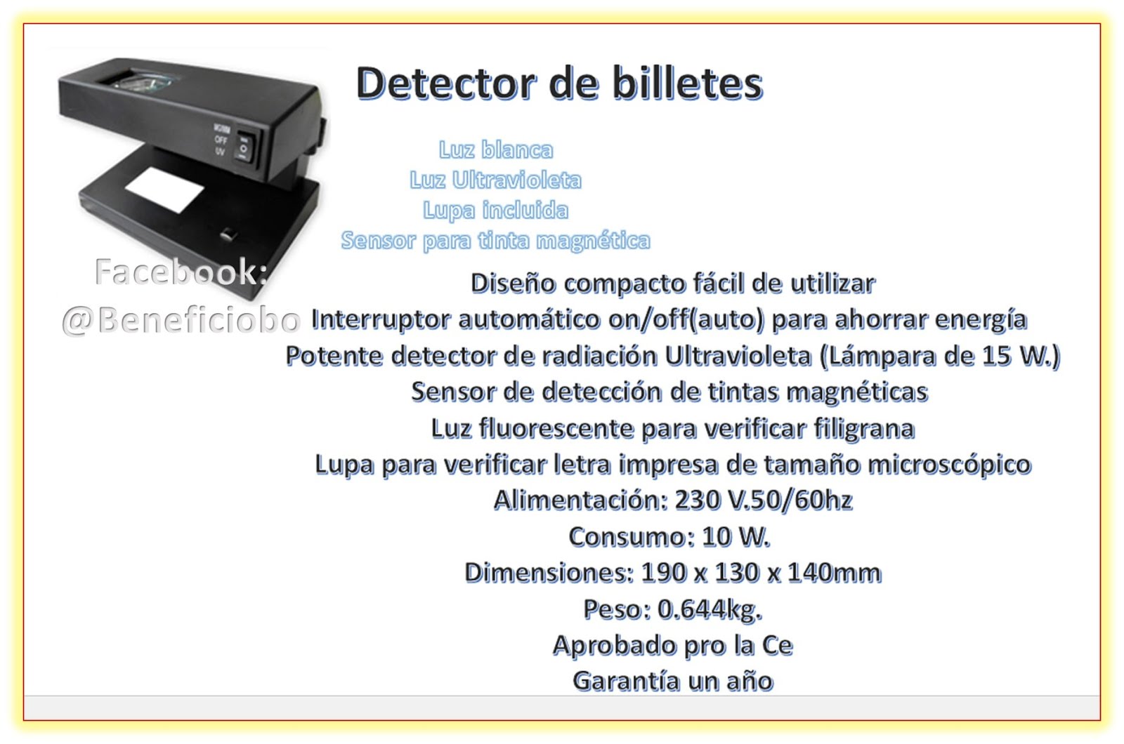 Detector Documento Dinero
