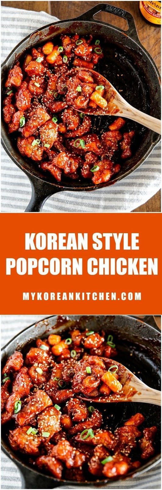 KOREAN STYLE POPCORN CHICKEN CUCINA DELICIOUS