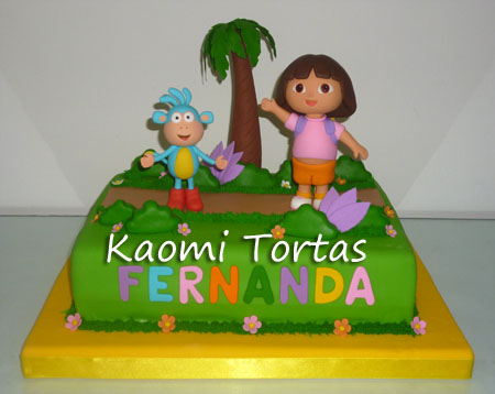 Kaomi Tortas Torta De Dora La Exploradora Para 50 Porciones