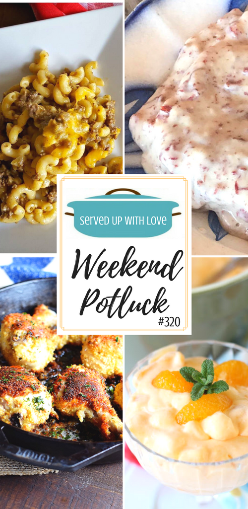 Served Up With Love Ground Beef Casserole at Weekend Potluck 320