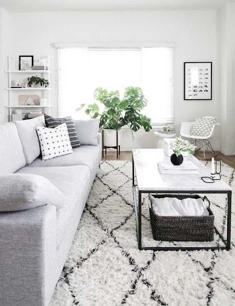 A bright and minimalist Living Room