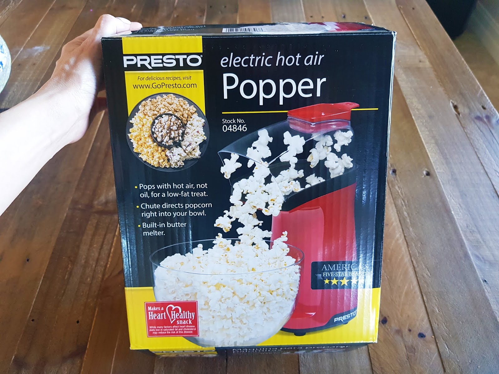 Review Presto Air Popcorn Popper