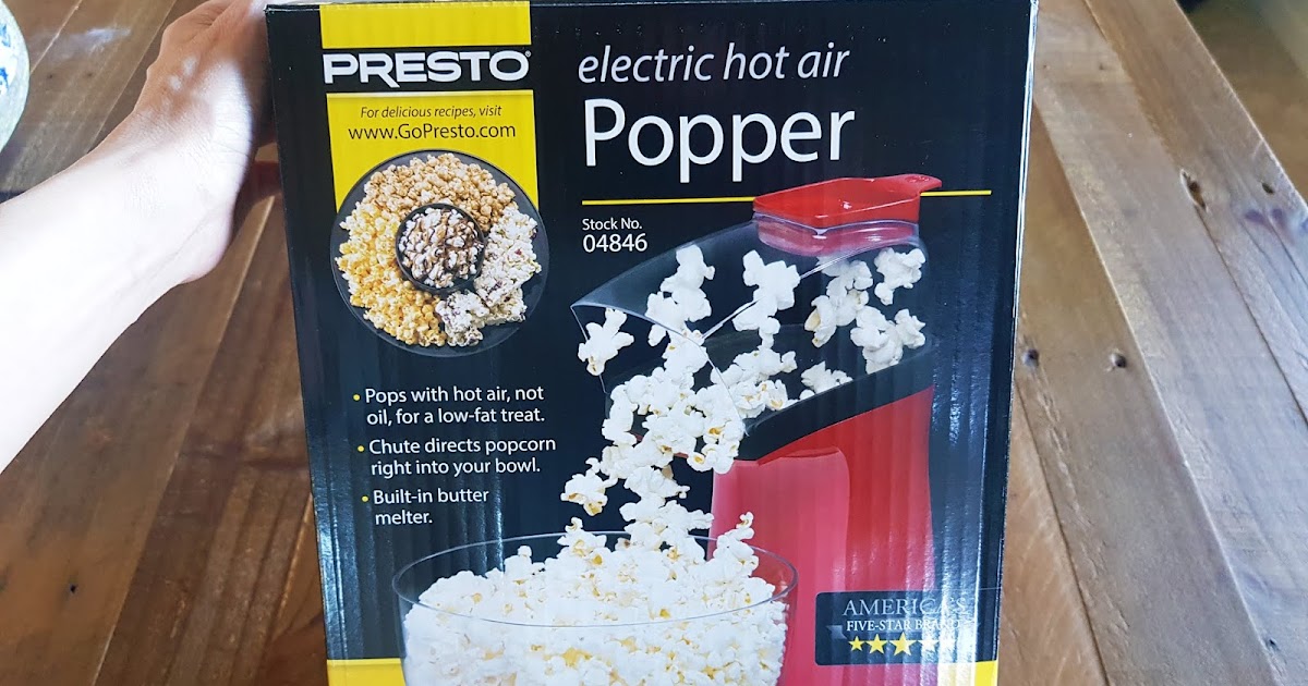 Review Presto Air Popcorn Popper