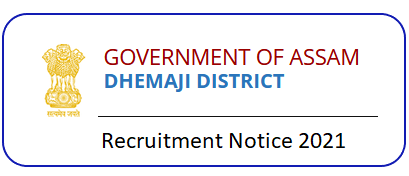 DC Office Dhemaji Mandal Recruitment Notice 2021