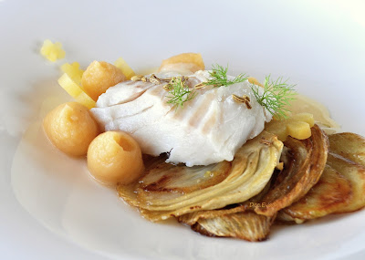 Kabeljau mit Kohlrübe, Fenchel und Kartoffeln