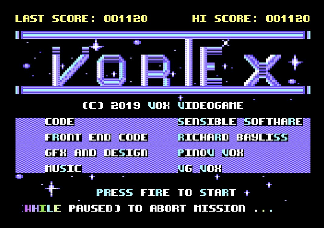 Indie Retro News: Vortex - An enjoyable SEUCK C64 game by Pinov Vox