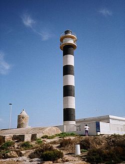 MIL Y UNA HISTORIAS Faro de El Estacio La Manga del Mar Menor