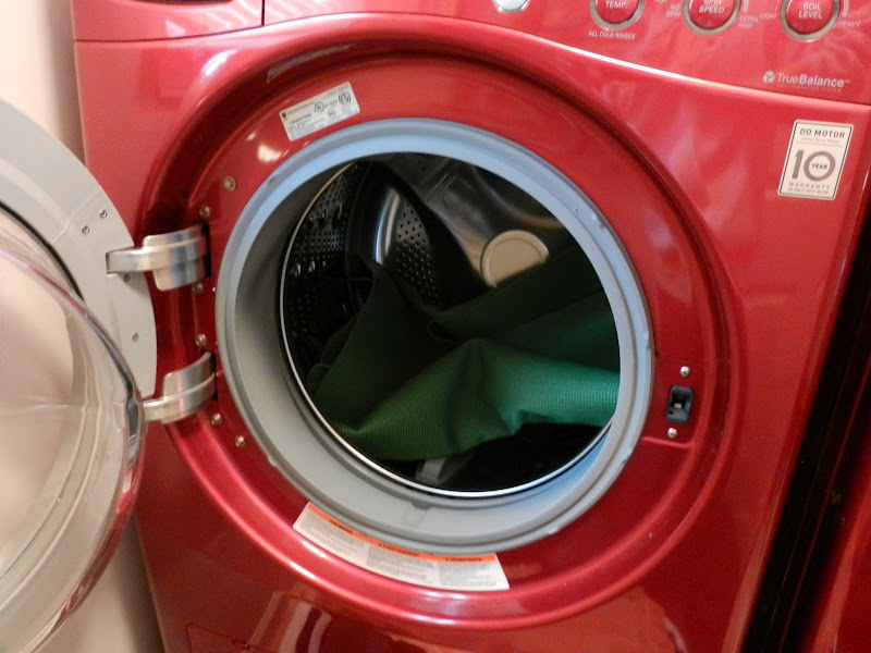 washing yoga mat in washing machine