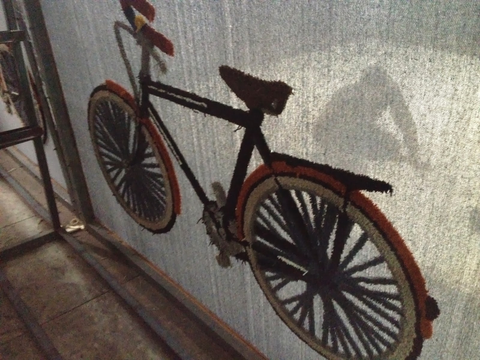 Ella Doran on Art and Design for the Interior My Bicycle rugs in the