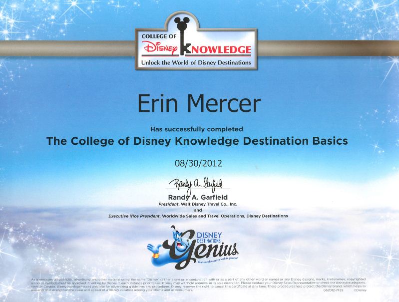 Practically Perfect Travel Disney College of Knowledge Graduates
