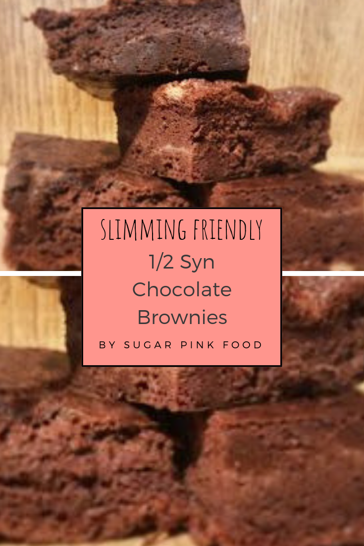 1/2 Syn Chocolate Brownies Recipe 
