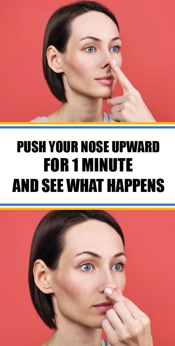 Push Your Nose Upward for 1 minute, See What Happens Healthy Lifestyle