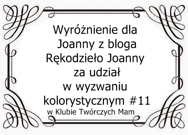 Wyróżnienie w Wyzwaniu Kolorystycznym w KTM