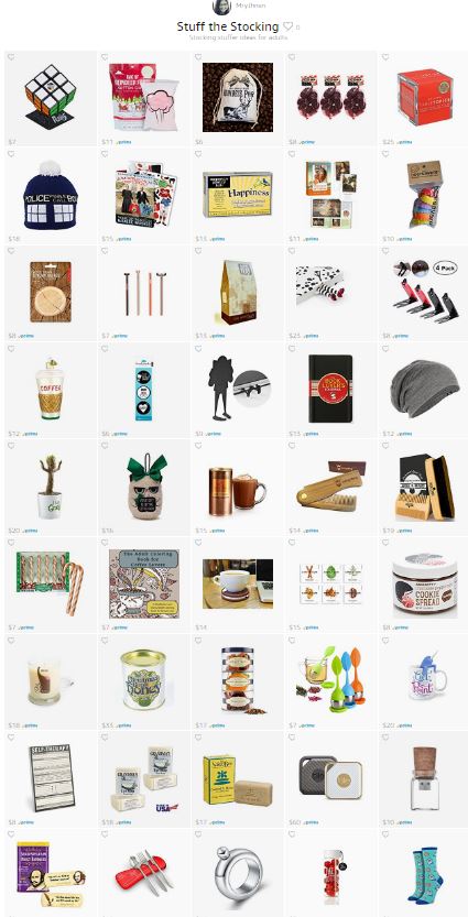  Amazon List: Stuff their stocking (affiliate links)