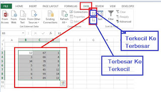 Mengurutkan Data di Excel