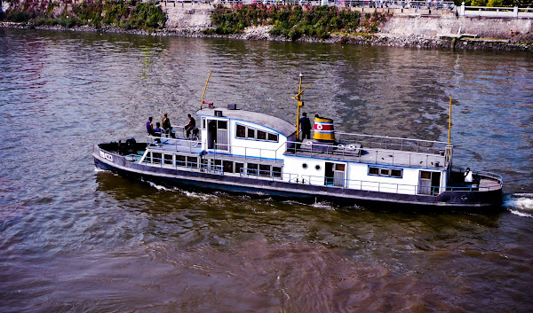2008,  Dandong,  China,  North Korea,  boat, travel,  Yalu River