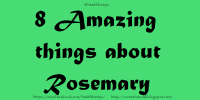 health benefits of rosemary