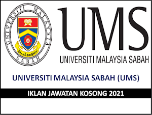 Permohonan Jawatan Kosong Universiti Malaysia Sabah (UMS) 