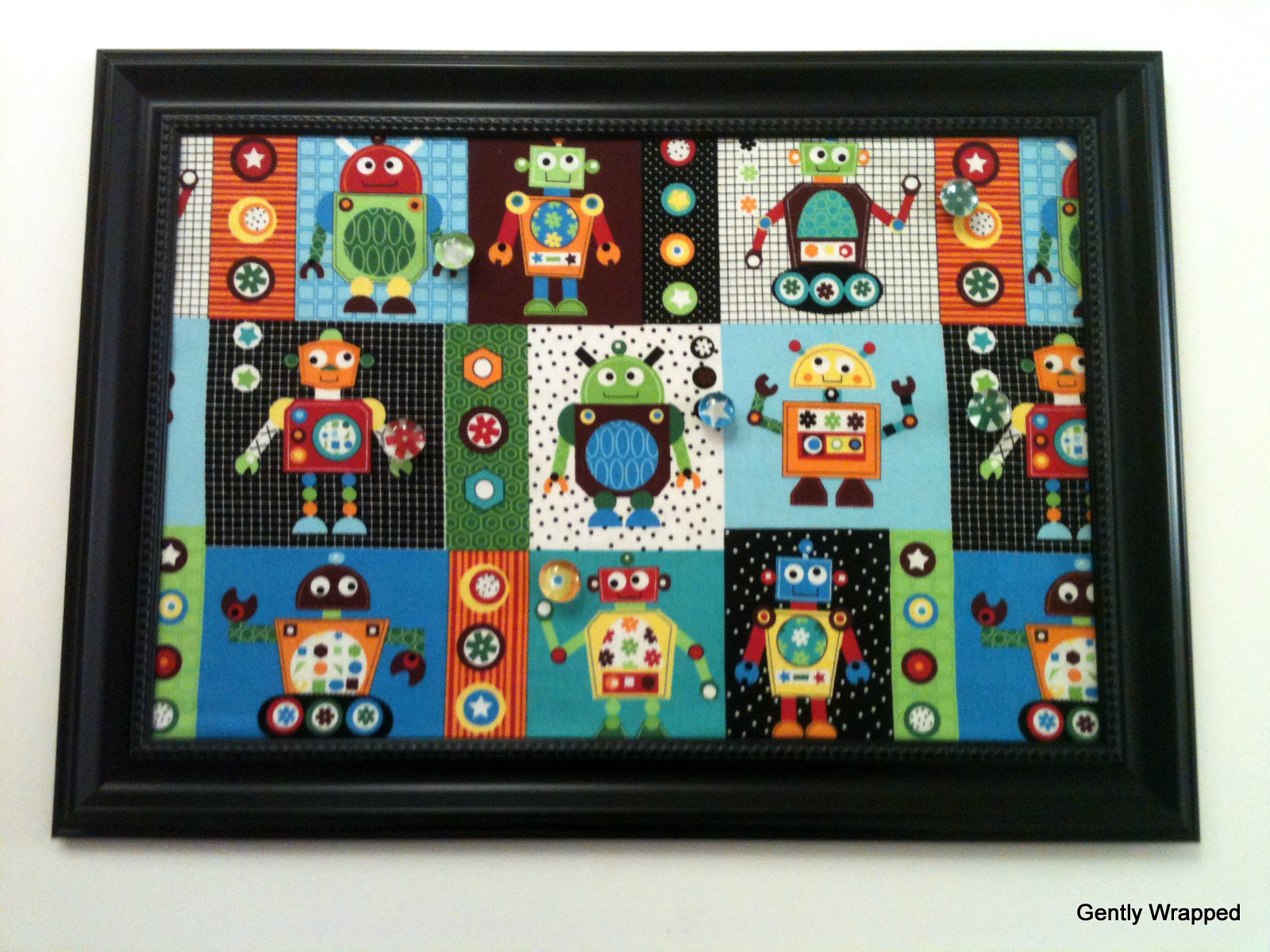 Gently Wrapped and Pin Boards