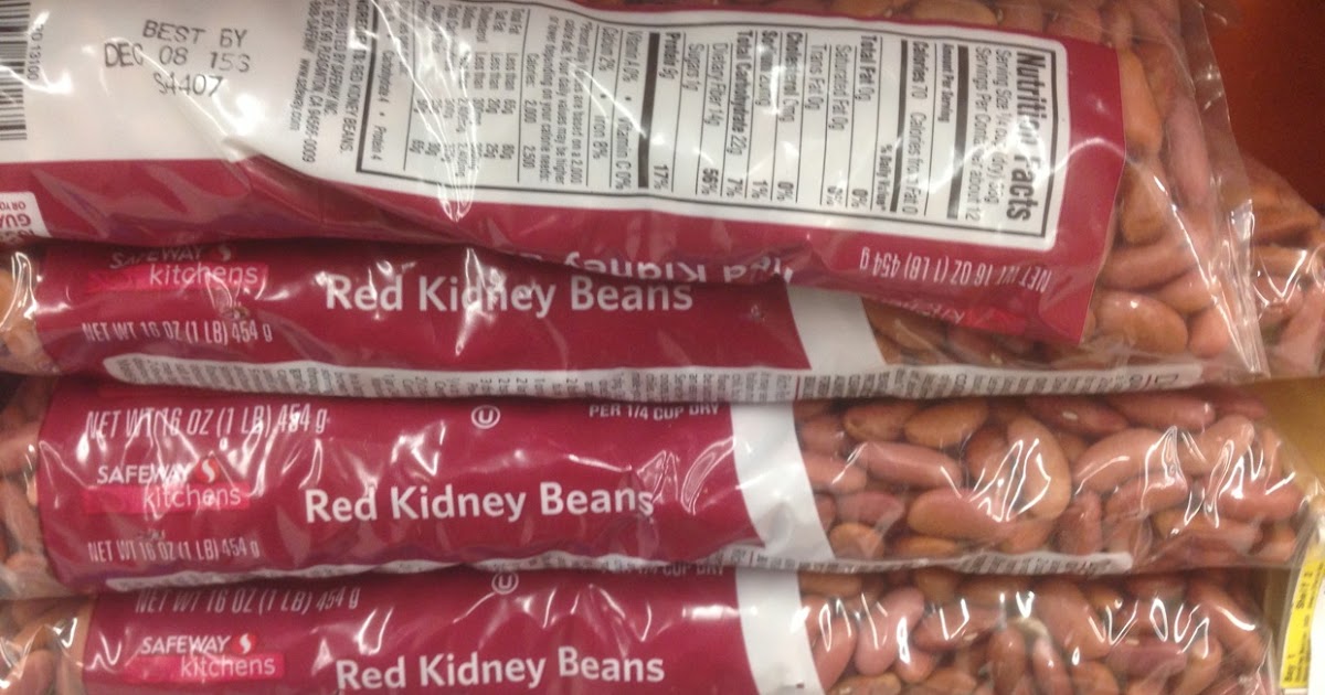 Healthy Grocery Red Kidney Beans, Dry, 1 lb, Safeway Kitchens Safeway