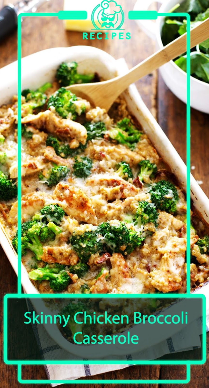 Skinny Chicken Broccoli Casserole 3 SECONDS
