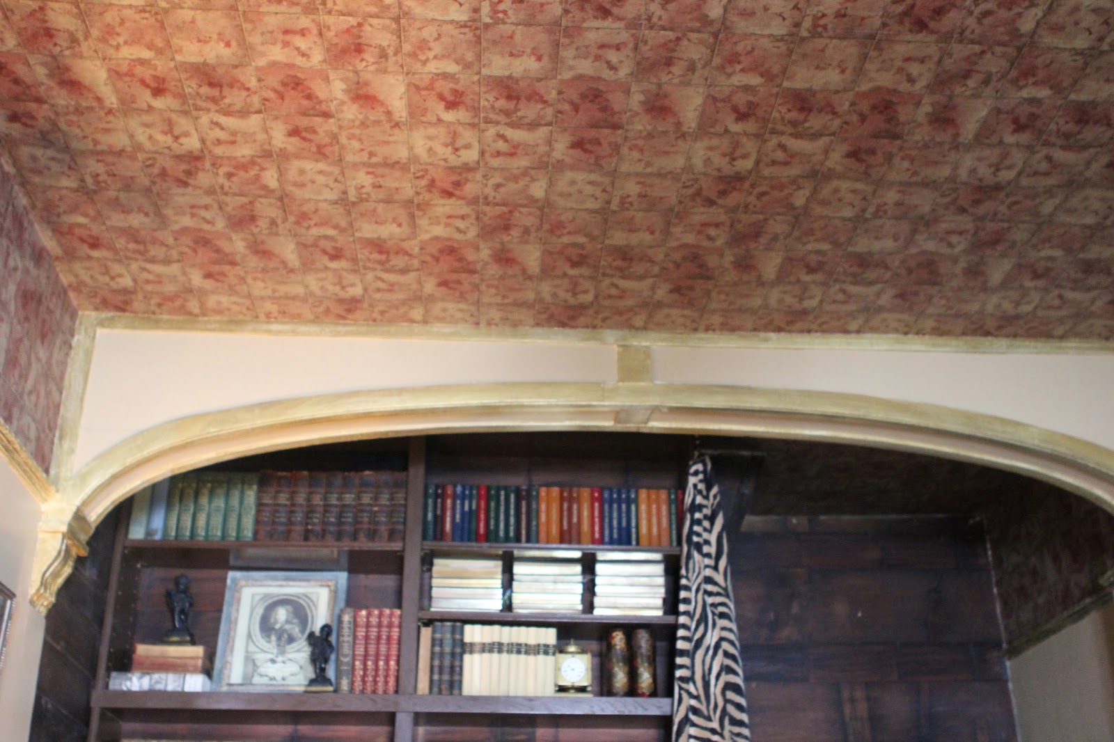 Romancing the Home Faux "Mirror Tile Ceiling