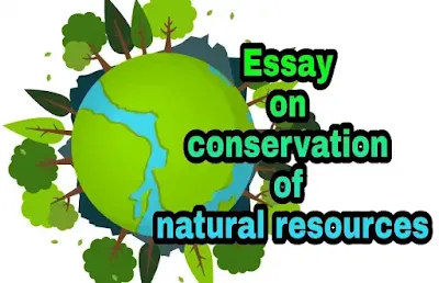 Essay on conservation of natural resources