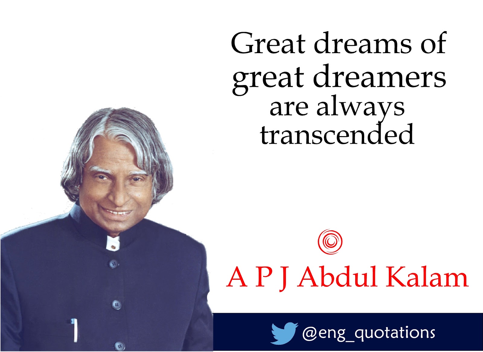 English Motivational Quotes: English Motivational Quotes - APJ Abdul Kalam