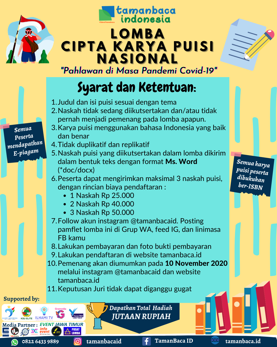 Meramu Kata, Lestarikan Bumi: Menumbuhkan Semangat Literasi Anak Desa Tayem lewat Lomba Puisi Lingkungan