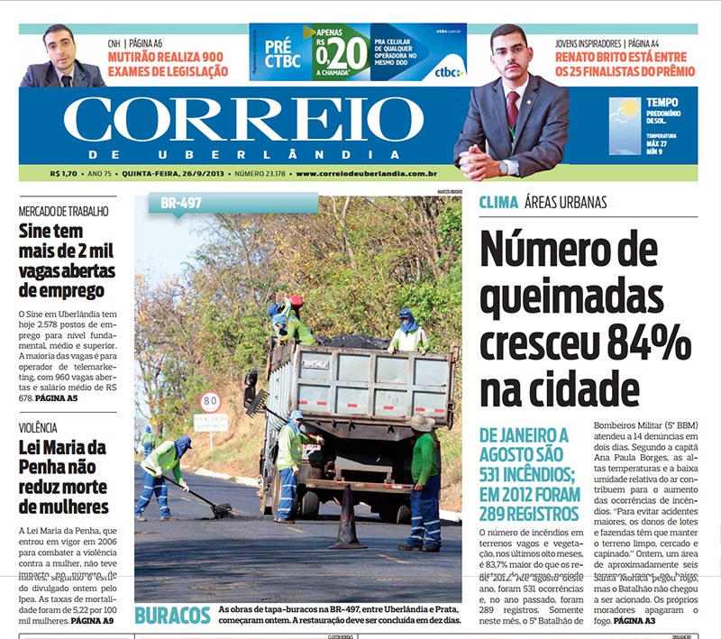 Blog Imprensa Total Fechamento anunciado Correio de Uberlândia se despede das bancas no fim do ano