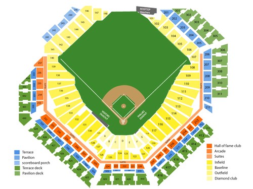 Phillies Stadium Seating Chart Diamond Club