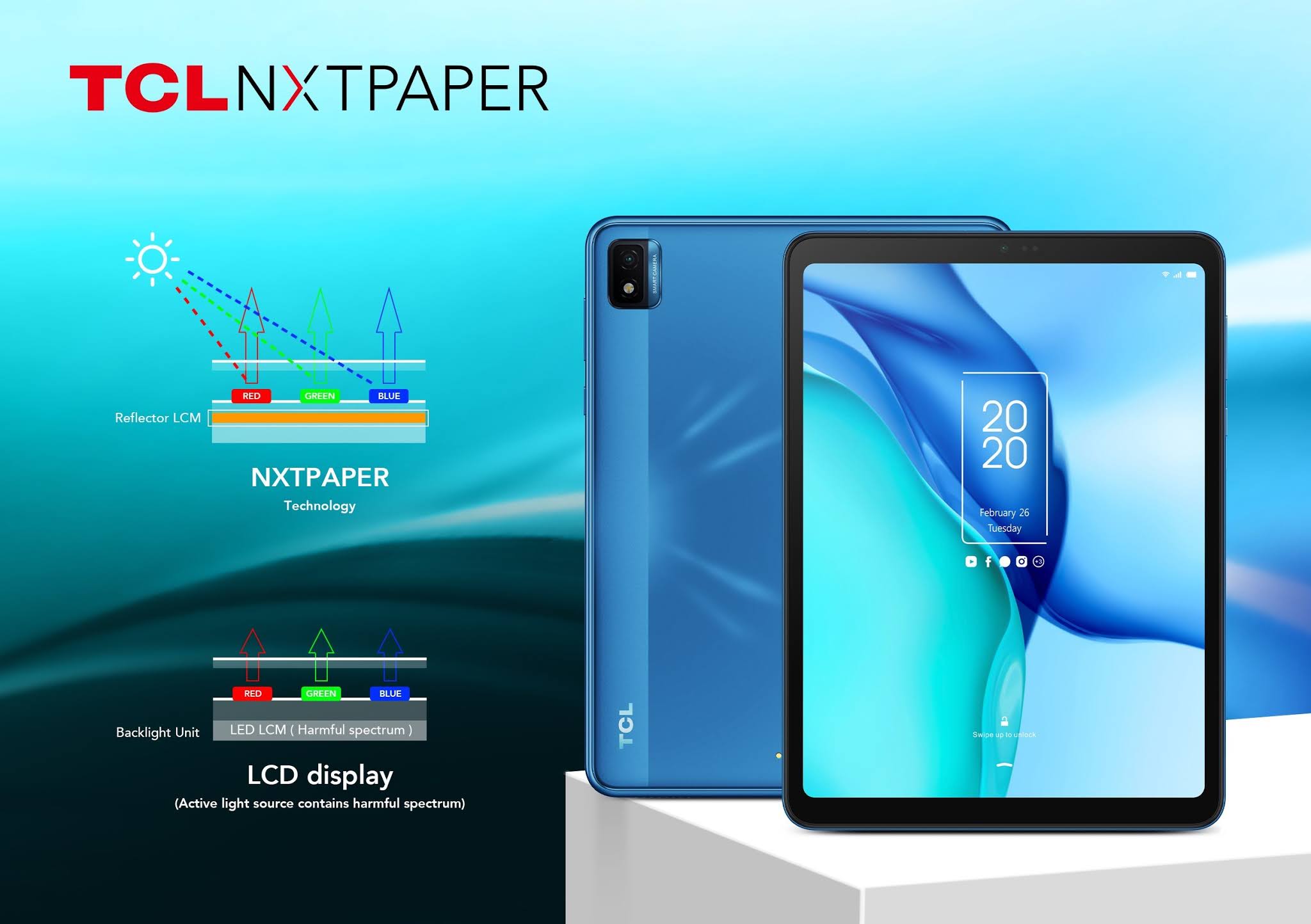 TCL's new NXTPAPER and TAB tablets deliver exceptional value in education and entertainment at CES 2021