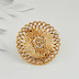 Golden saree pins jewellery